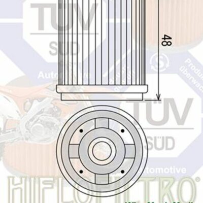 HF143 FILTRO OLIO HIFLOFILTRO