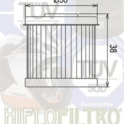 HF167 FILTRO OLIO HIFLOFILTRO