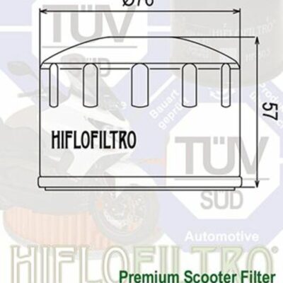 HF184 FILTRO OLIO HIFLOFILTRO