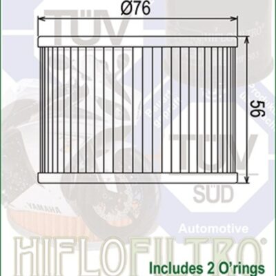 HF192 FILTRO OLIO HIFLOFILTRO