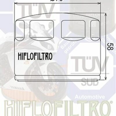 HF565 FILTRO OLIO HIFLOFILTRO