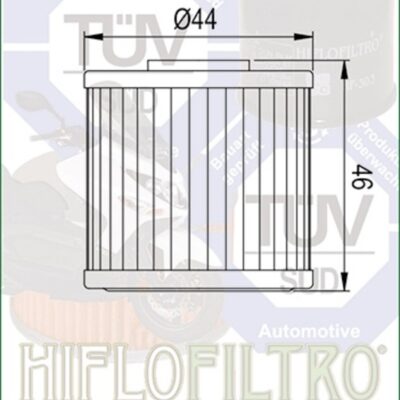 HF568 FILTRO OLIO HIFLOFILTRO