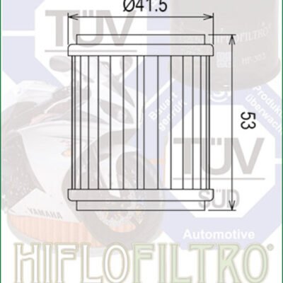 HF651 FILTRO OLIO HIFLOFILTRO
